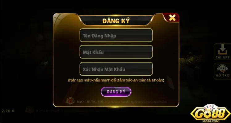 Các bước đăng ký tài khoản cụ thể tại Go88 Các bước đăng ký tài khoản cụ thể tại Go88